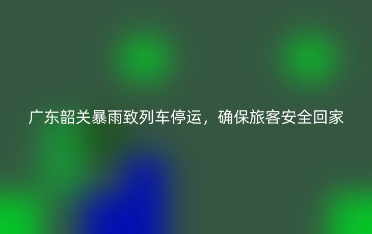 广东韶关暴雨致列车停运,确保旅客安全回家_现代网新闻频道