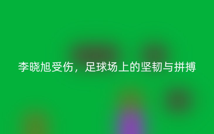 李晓旭受伤，足球场上的坚韧与拼搏_现代网新闻频道