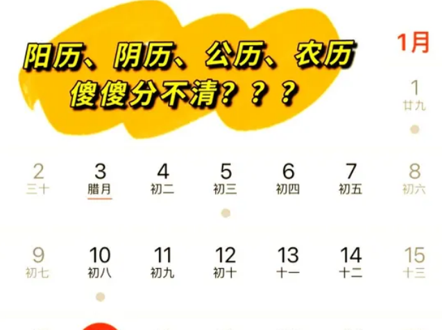 阴历和农历区别是什么:看似相同实则有别_现代网新闻频道