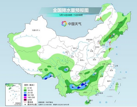 南方降雨发展部分地区有暴雨 北方气温先降后升高温将再现_现代网新闻频道