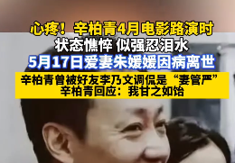 辛柏青电影路演憔悴照引热议:一个月前已藏爱情隐痛_现代网新闻频道