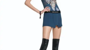 巴黎世家平角短裤造型裙子引热议_现代网新闻频道