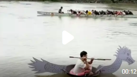 划龙舟也有“显眼包”?中外选手“花式”竞技_现代网新闻频道